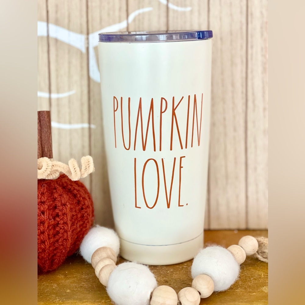 Ray Dunn Pumpkin Love Tall Stainless Steel Insulated Tumbler - Picture 4 of 6